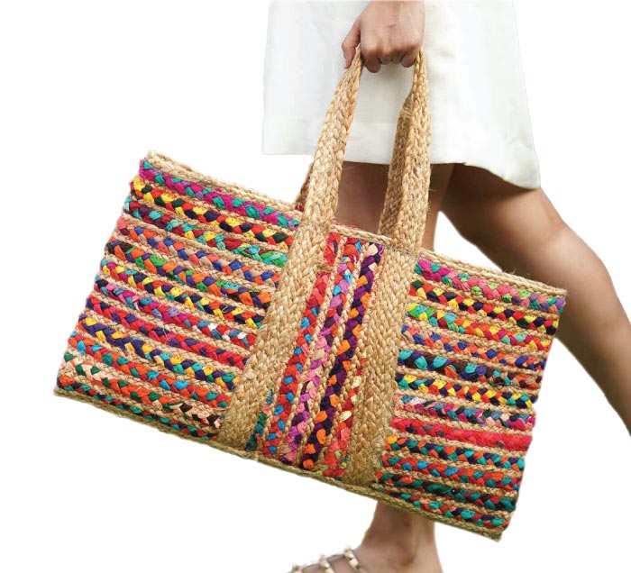 Multicolored Tote bag/Large Hand bag/ Women'a handbag