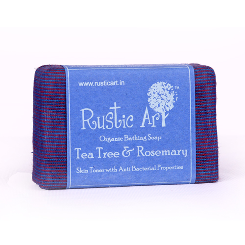 Rustic Art Organic Tea Tree & Rosemary Soap