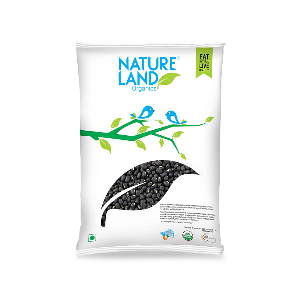 Organic Urad Dal - Whole (500gm)