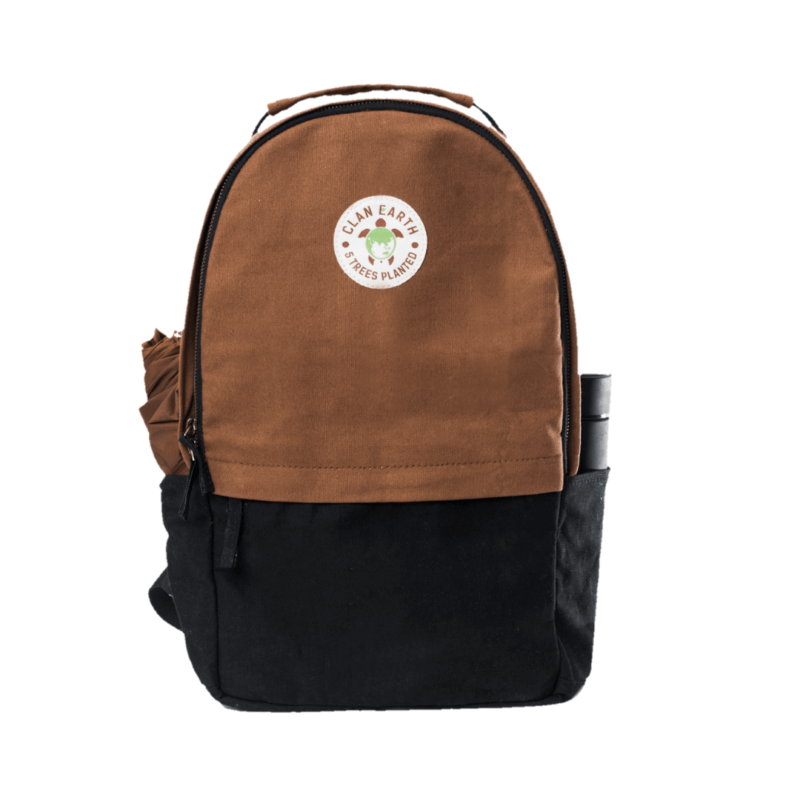 Amur Backpack - Walnut Brown & Black