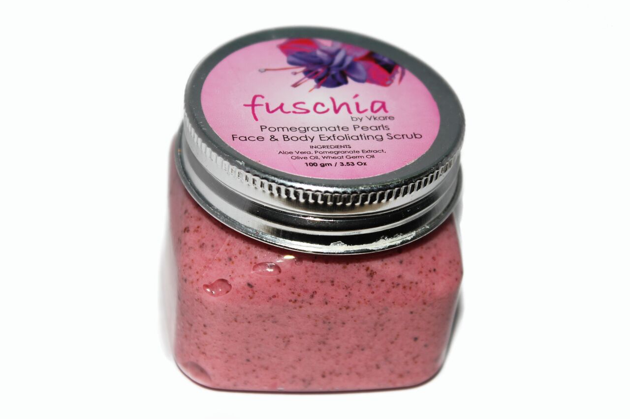 Natural Pomegranate Pearls - Face & Body Exfoliating Scrub