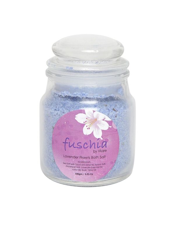 Natural Lavender Florets Bath Salt (100 Gms)