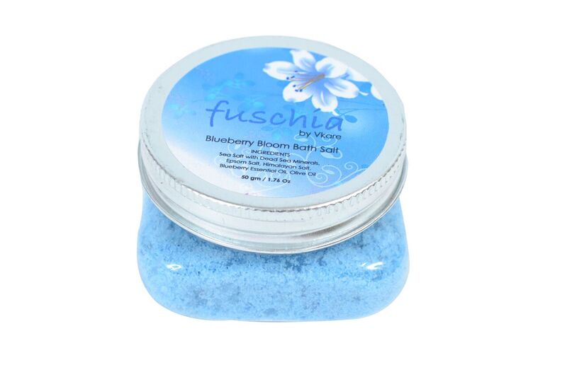 Natural Blueberry Bloom Bath Salt (50 Gms)