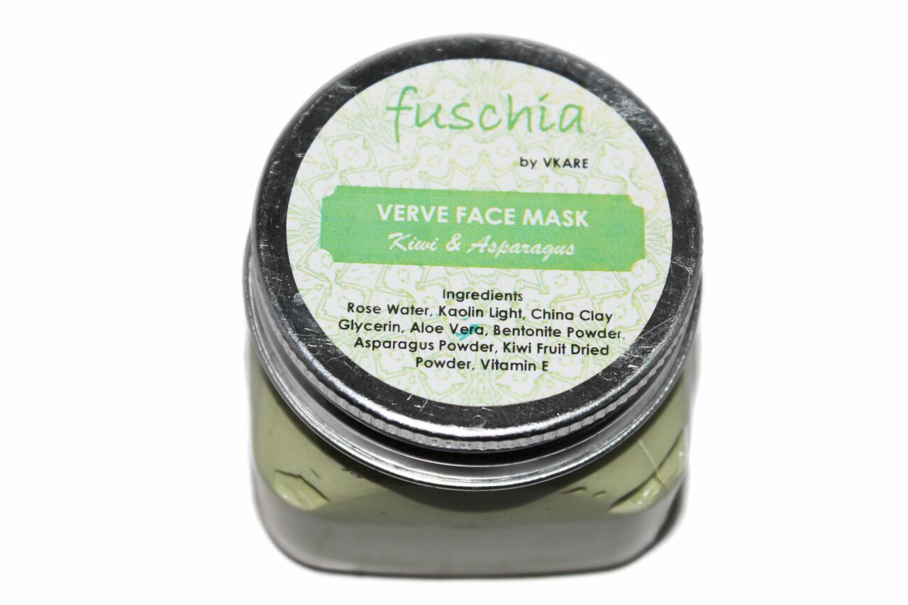 Organic Verve Face Mask - Kiwi & Asparagus