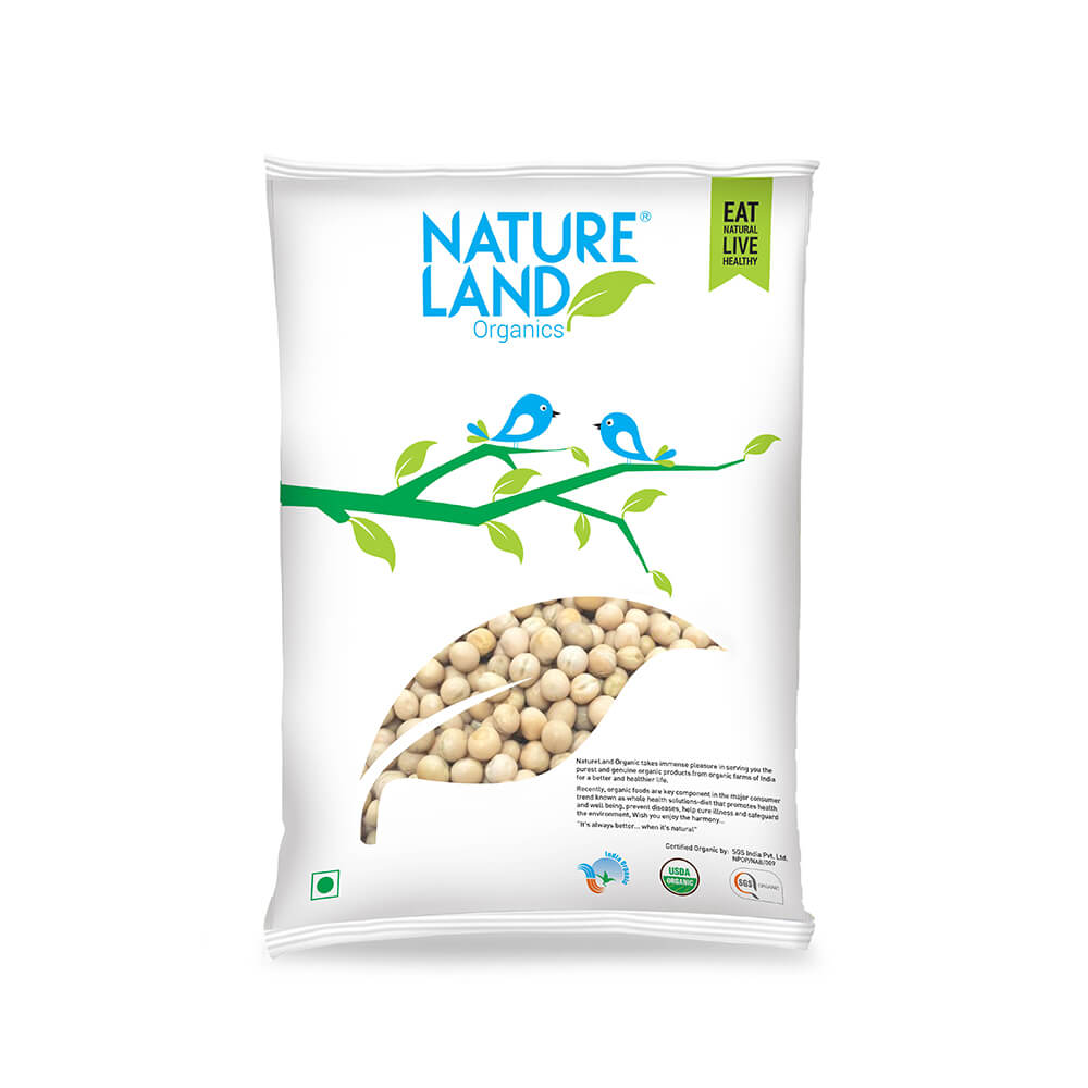 Organic White Peas (500gm)