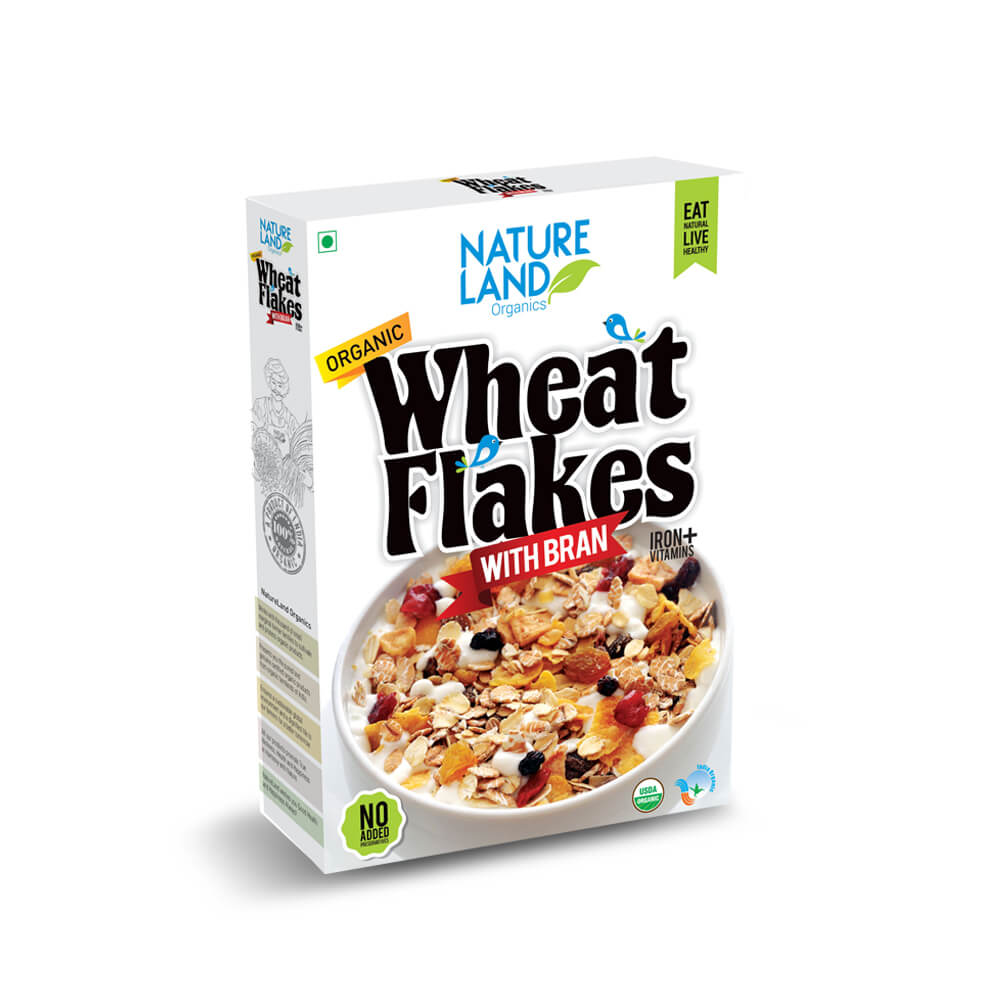 Organic Wheat Flakes (250gm)