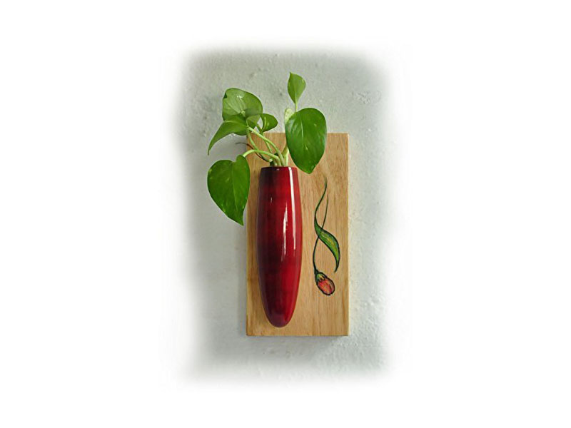 Wall Hanging Plant Holder Red