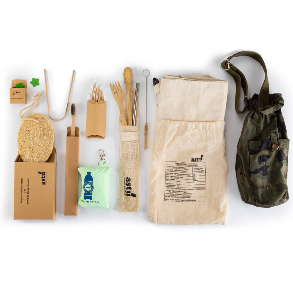 Travel Eco-friendly Zero-plastic Starter Kit