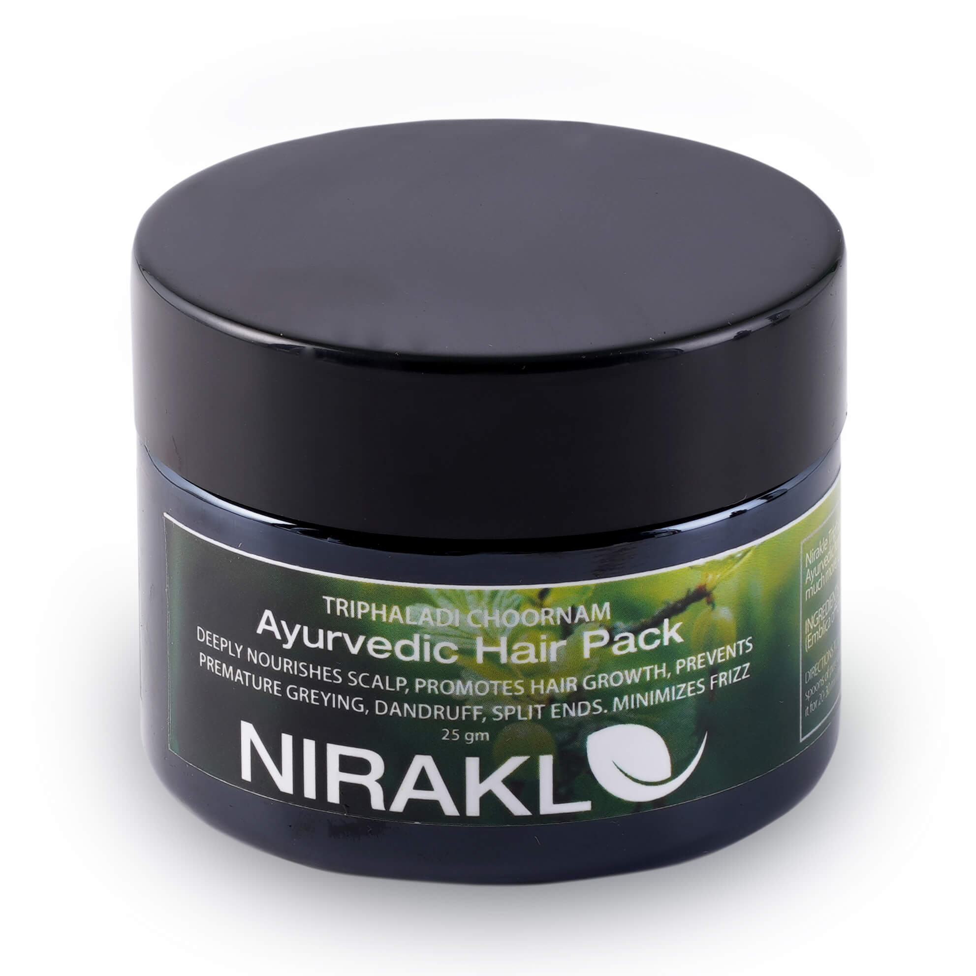 Ayurvedic Hair Pack | Nirakle Triphaladi Choornam | Nourishes Scalp | Minimizes Frizz (20 gm)