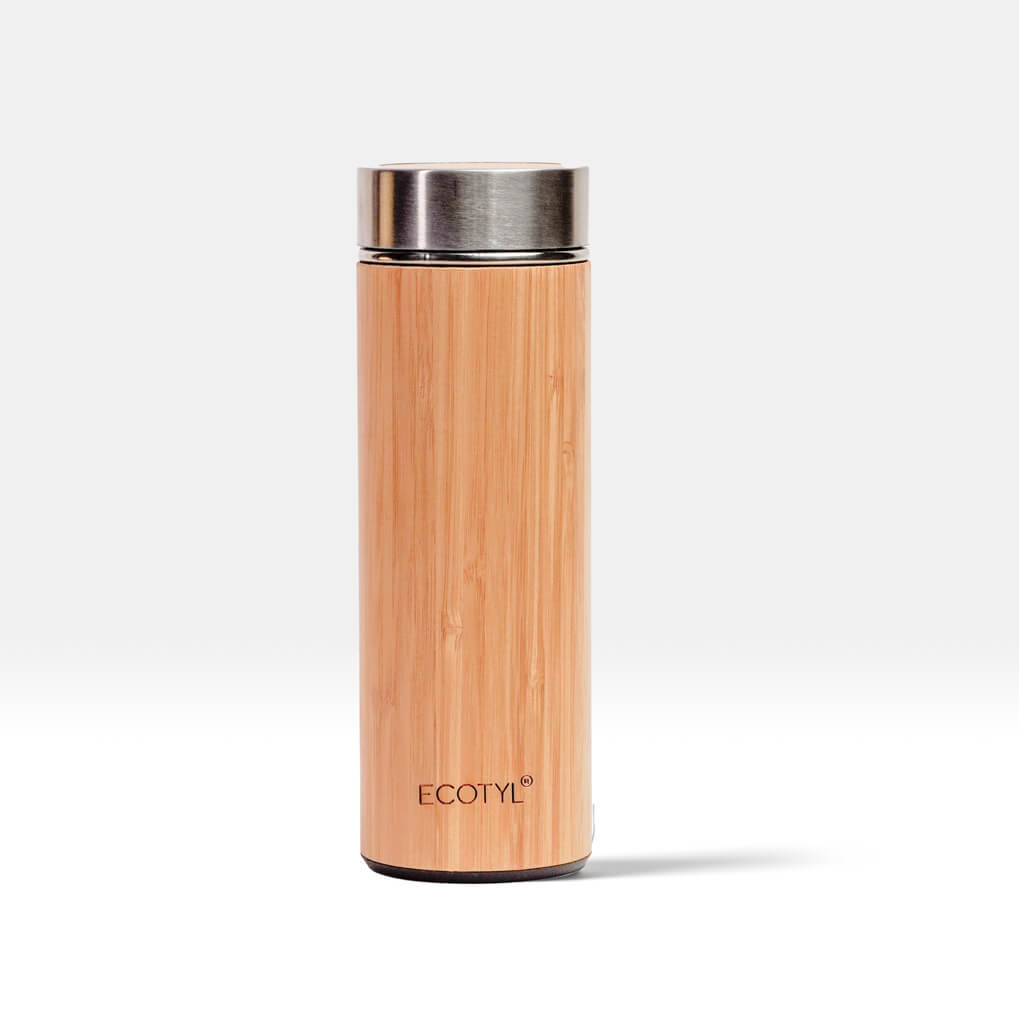 Bamboo Stainless Steel Insulated flask - 450 ml