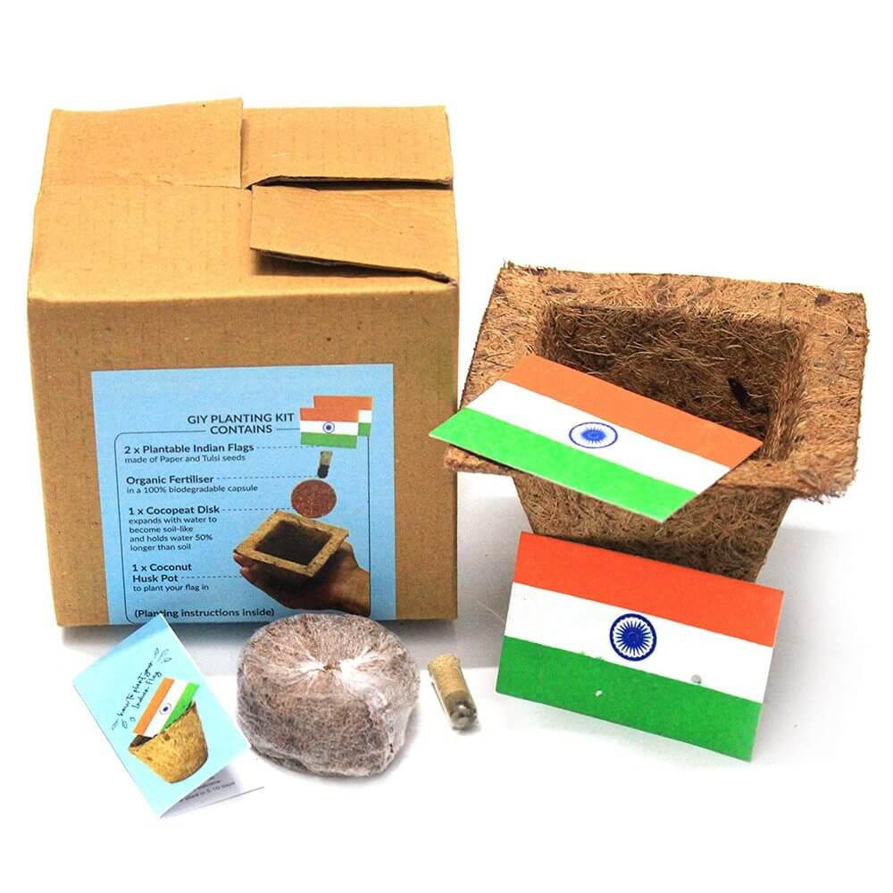  Plantable Seed Flag Planting Kit