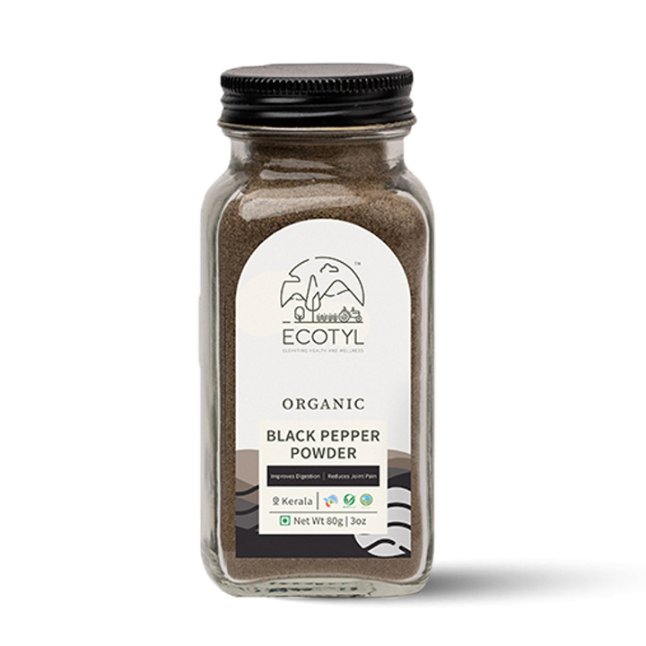 Organic Black Pepper Powder - 80 gms