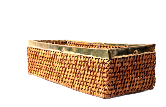 Rustic Cane Fruit cum Bread Basket ( Rectangle 15