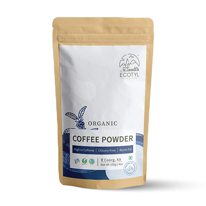 Organic Black Coffee Powder (POUCH) - 100 gms