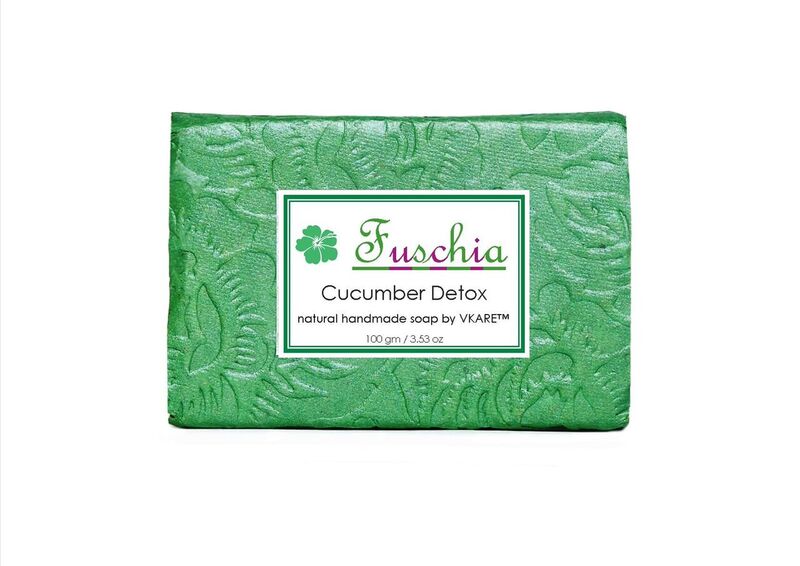 Handmade Cucumber Detox Herbal Soap