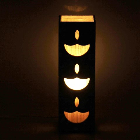 Unique Recycled Table lamp - Diya 