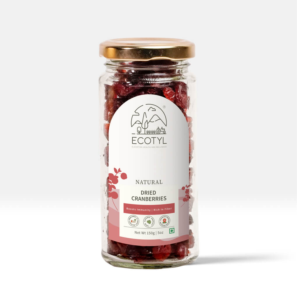 Natural Dried Cranberries - 150g