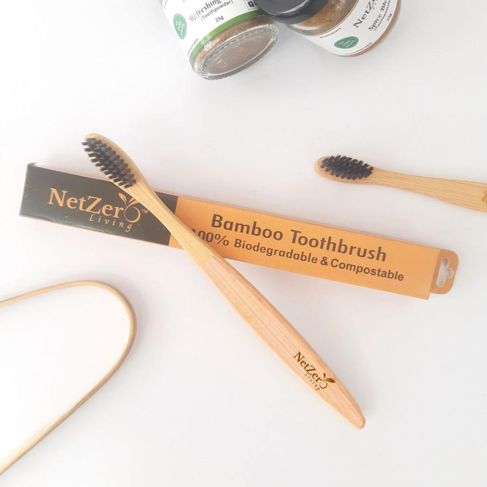 Bamboo Tooth Brushes - droplets