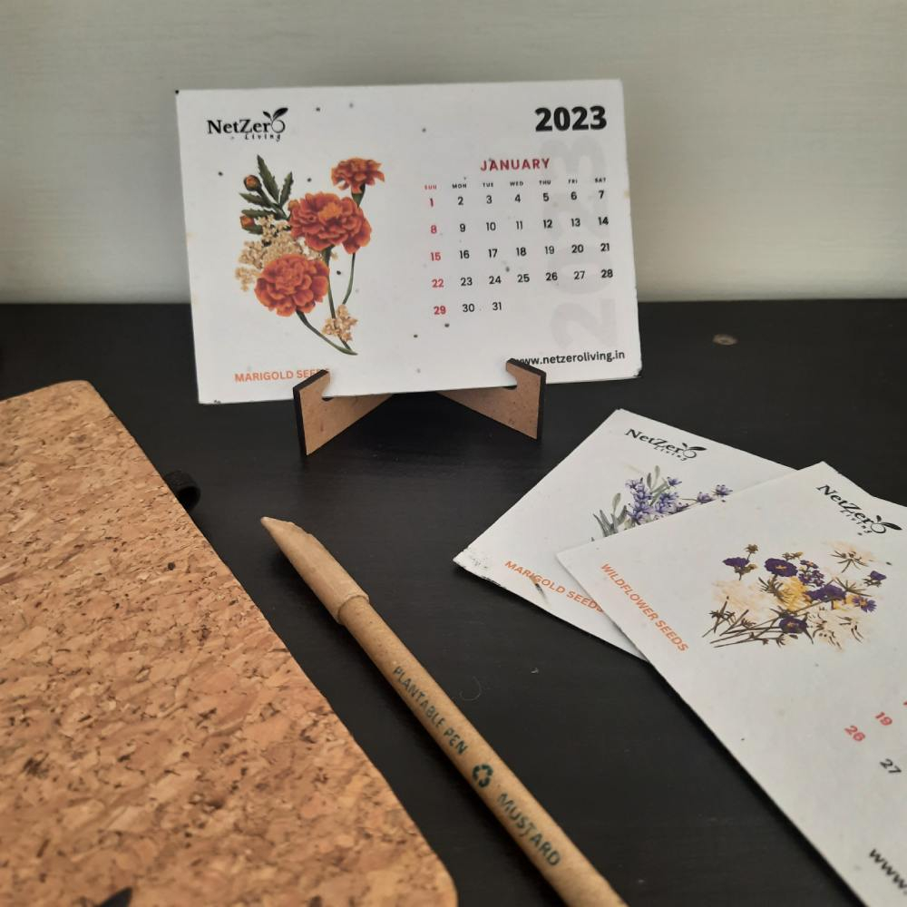 Plantable Calendar Floral 