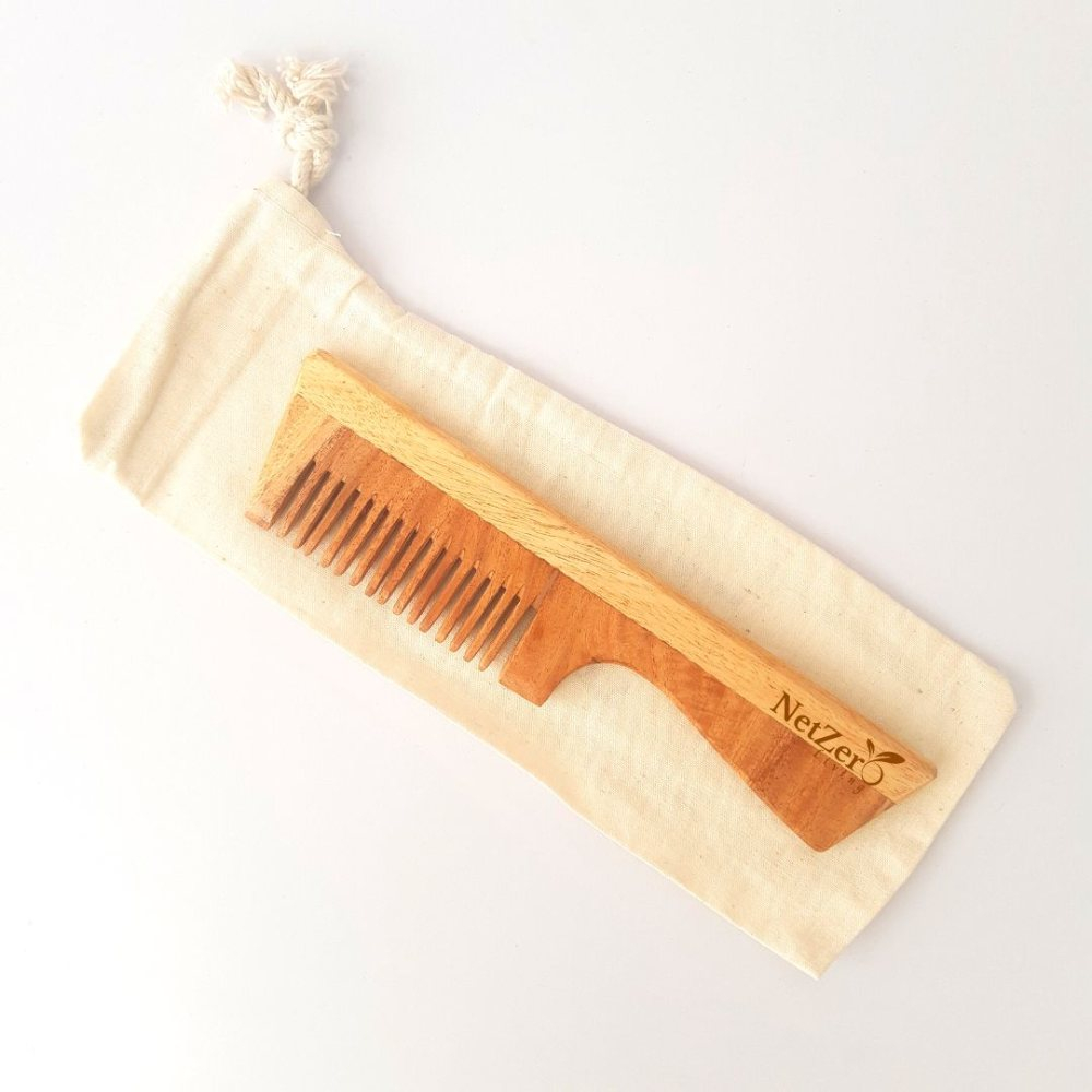 Neem Wood Comb Handle