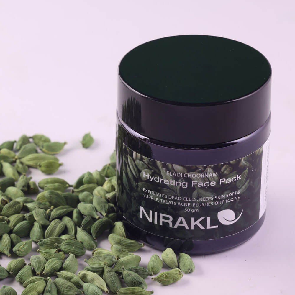 Hydrating Face Pack | Nirakle Eladi Choornam | For Skin Exfoliation, Deep Cleansing | For Skin Detoxification (50 gm)