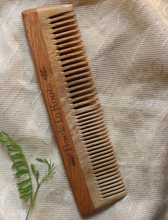 Neem Comb | Dual Toothed Comb | Full Size