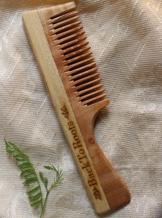 Neem Comb | Comb with Handle | Full Size