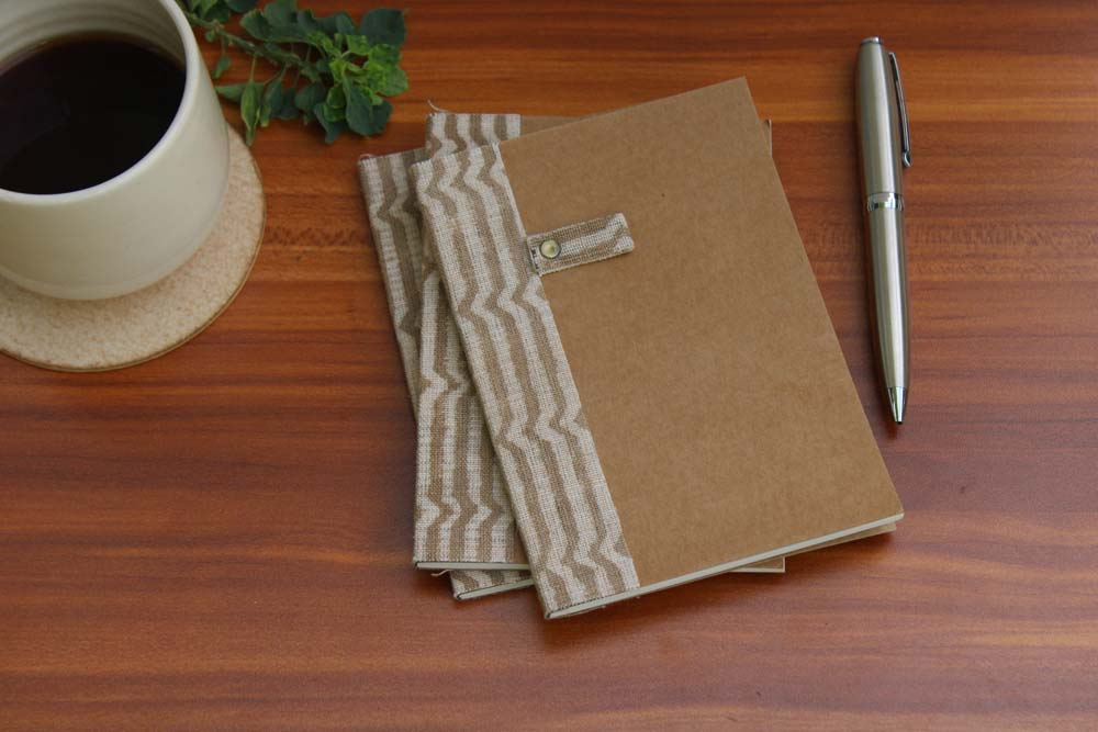 A6 Paperback Notebook - Set of 3 (White Lines)