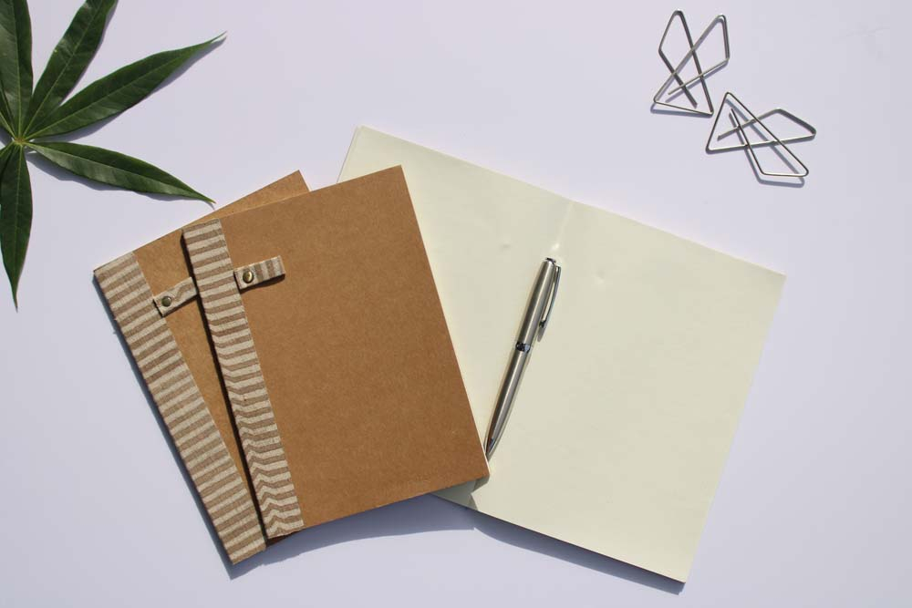 A5 Paperback Notebook - Set of 3 (White LInes)