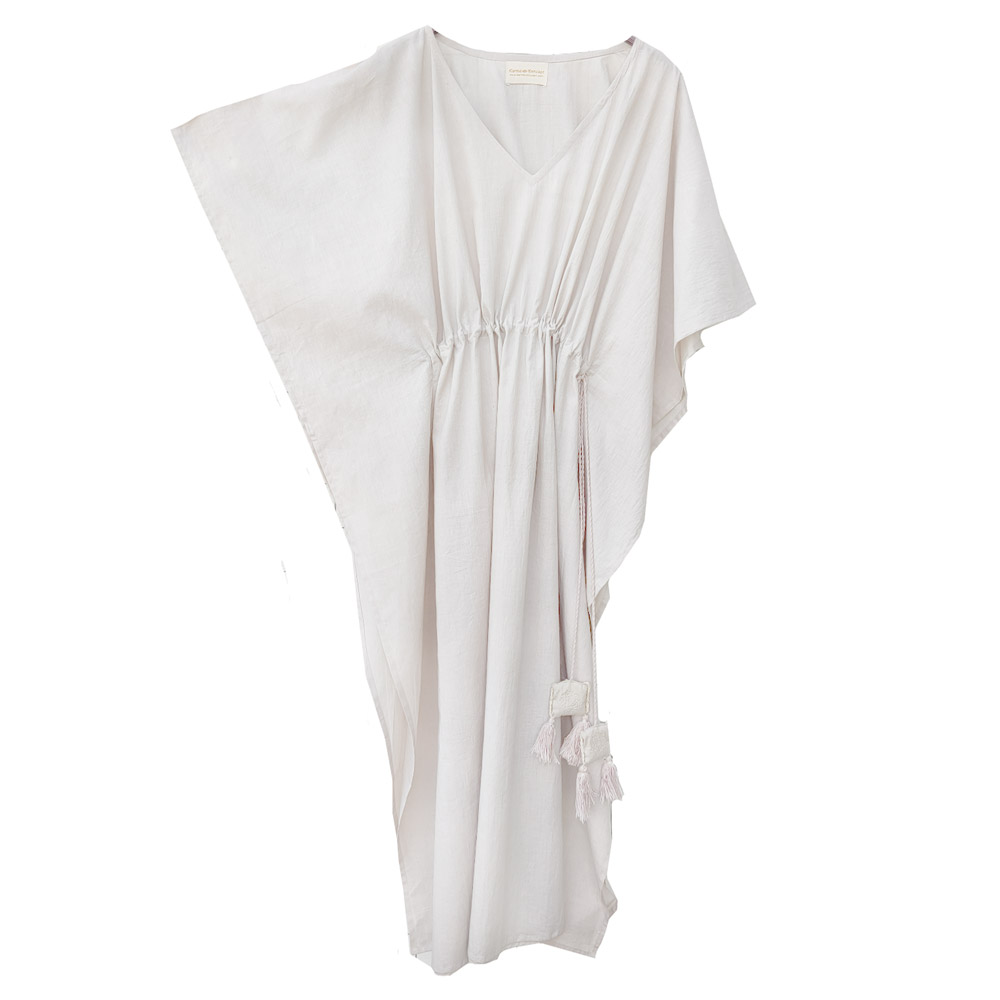 Balance Kaftan Bamboo Silk - Off white