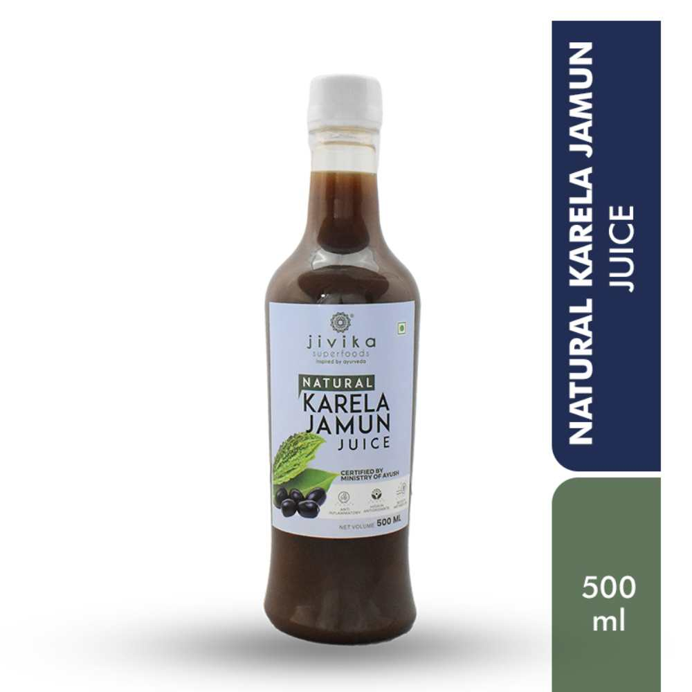 Jivika Organics Karela Jamun Juice 500ml