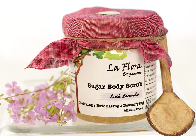 Organic Sugar Body Scrub - Lavender