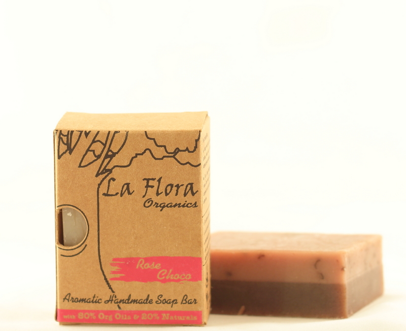 Rose & Choco Aromatic De-Tanning Soap Bar