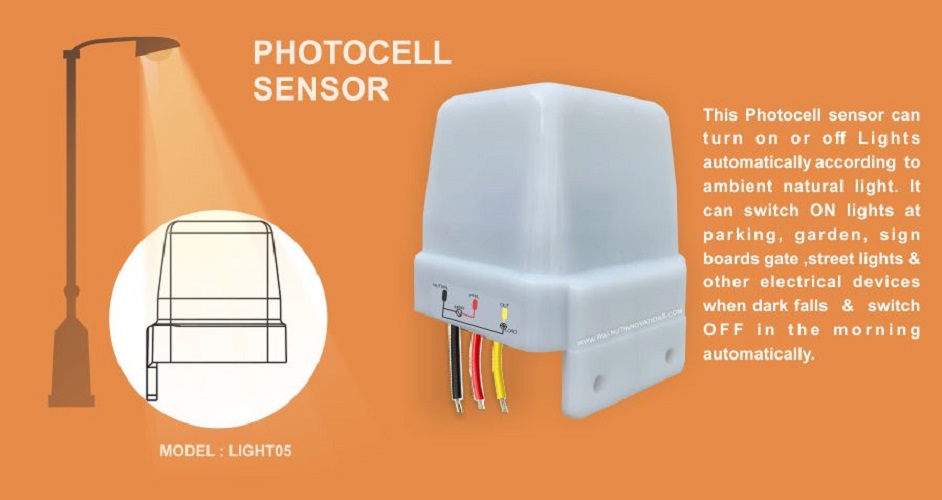 Automatic Day Night Light Sensor Switch