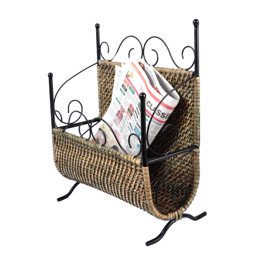 Natural Cane Magazine Holder (Height 18