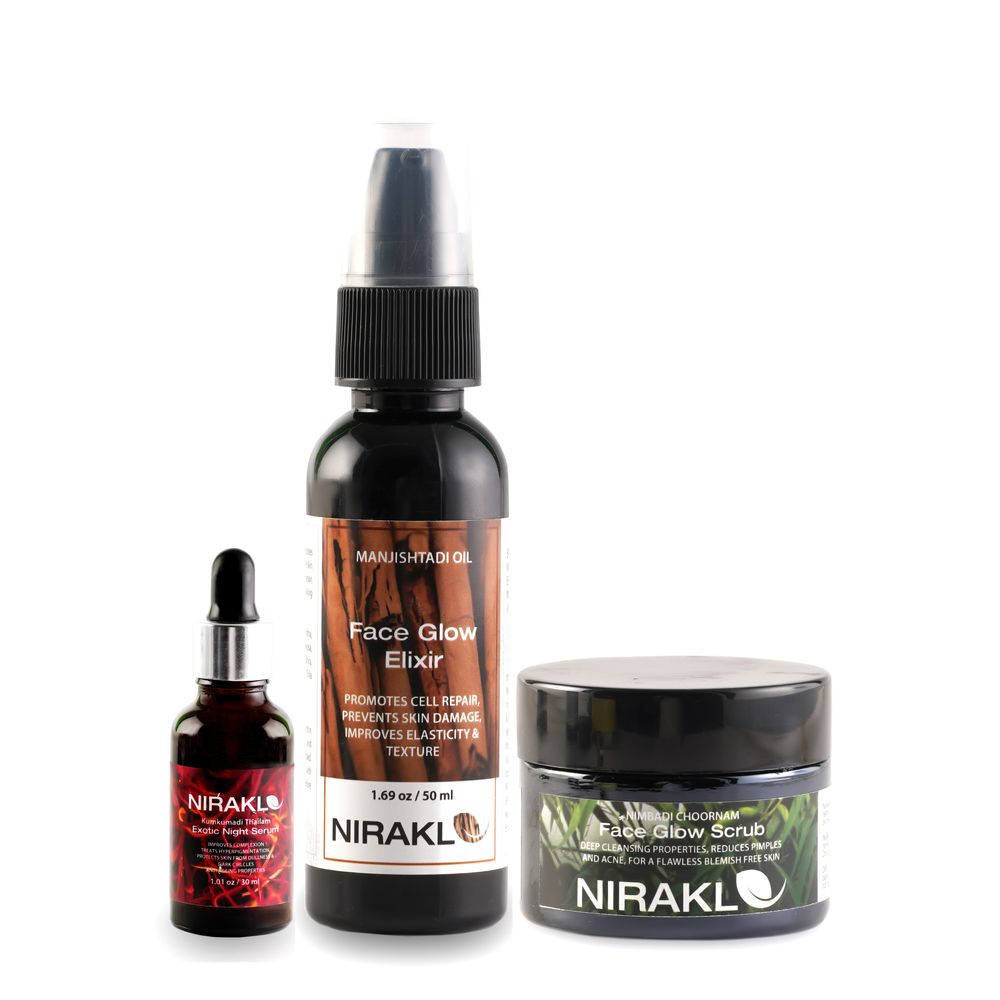 Nirakle Magical Combo for Naturally Glowing Skin (Pack of 3)