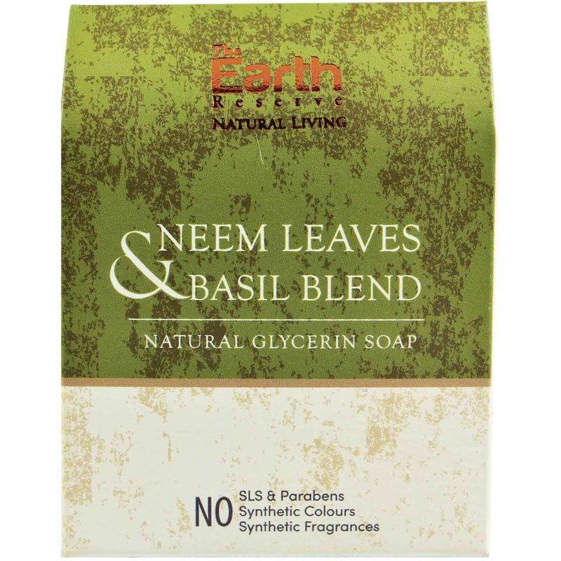 Neem Leaves & Basil Blend Natural Glycerin Soap (100 gms)