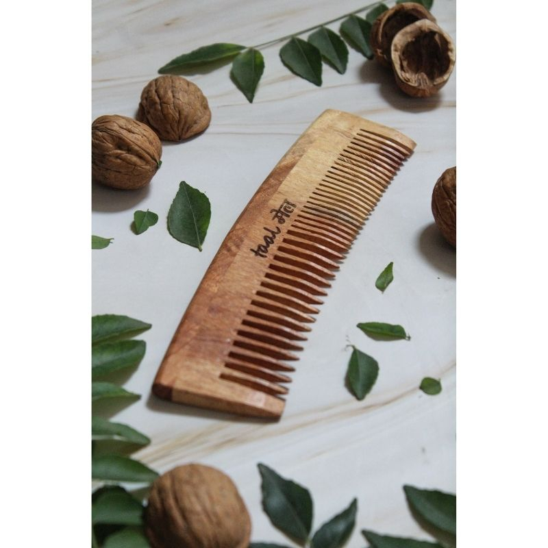 Neemwood Dual Tooth Comb ( Pack of 2)