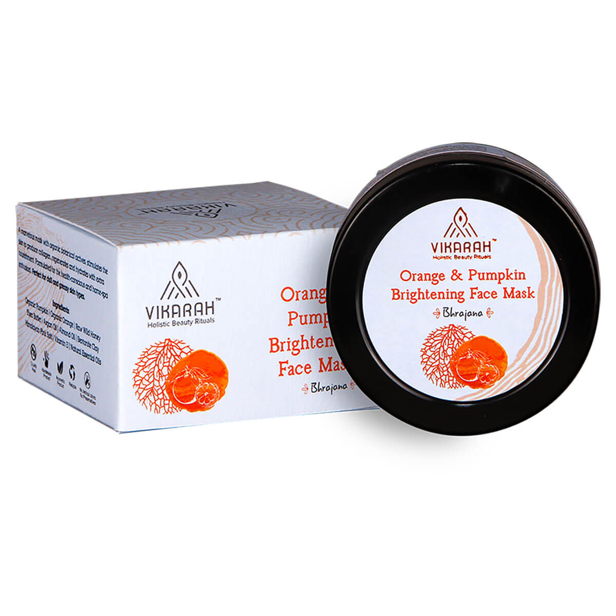 Orange & Pumpkin Brightening Face Mask