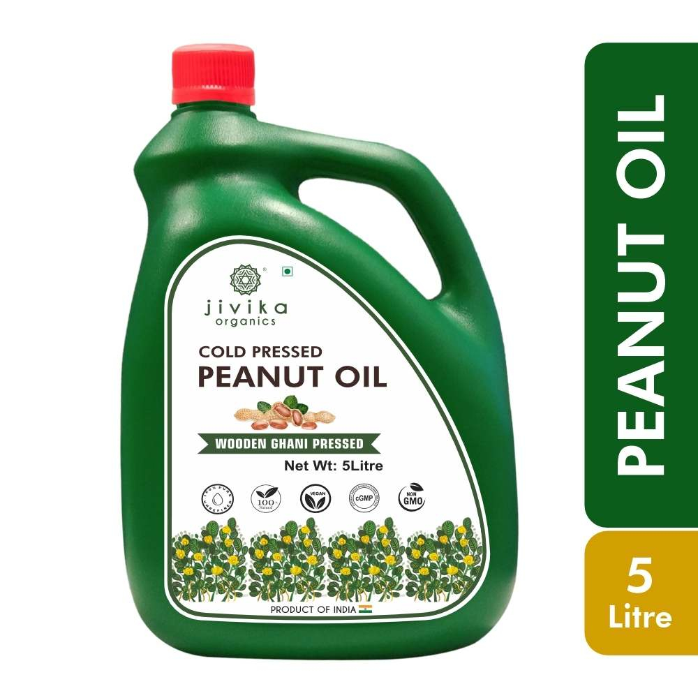 Jivika Cold Pressed Peanut Oil 5ltr