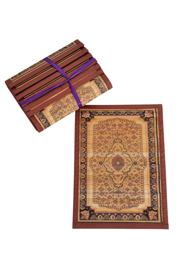 Bamboo Placemats Persian Style Digital Print (30 x 45 cms )