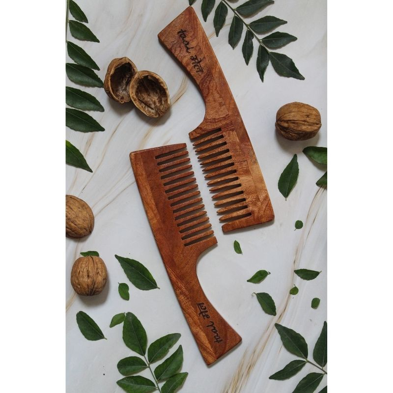 Neemwood Handle Comb ( Pack of 1)