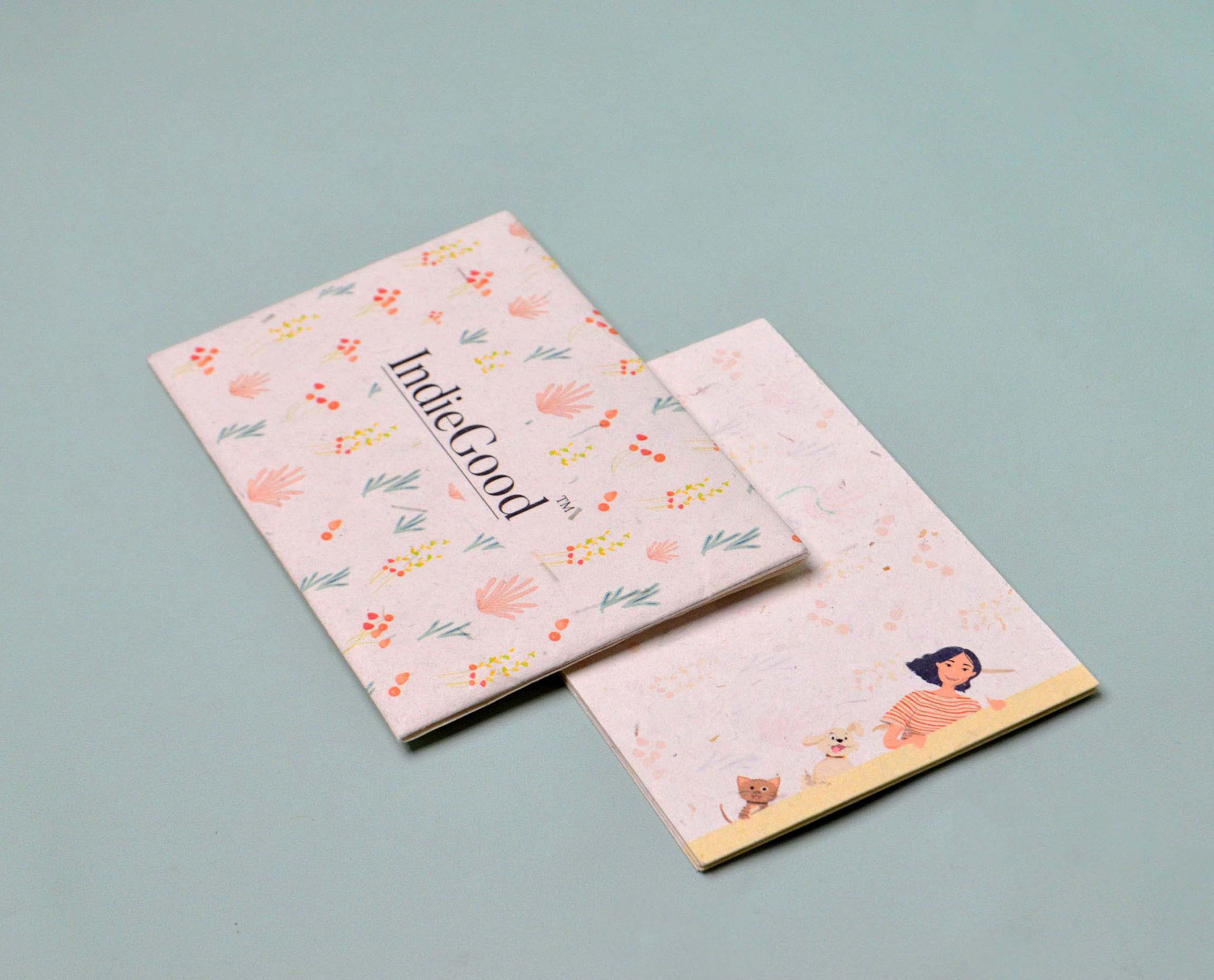 IndieGood Handmade Paper Illustrated Post Cards