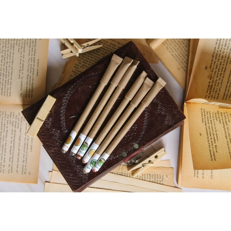 Recycled Paper Pens - Set of 10 Pens