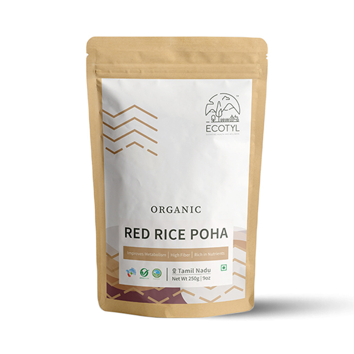 Organic Red Rice Poha - 250 gms