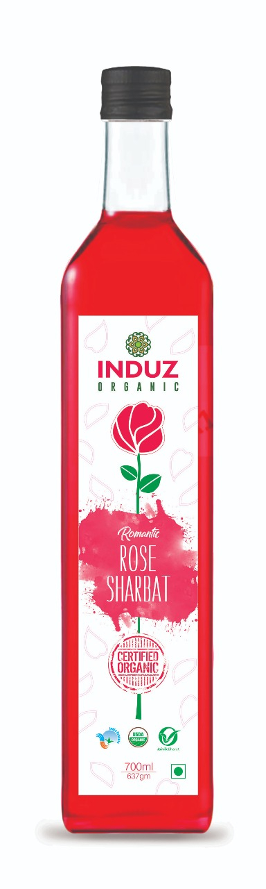 Organic Romantic Rose Sharbat- 500 ml