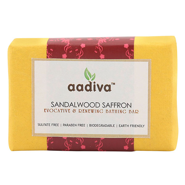 Natural Sandalwood & Saffron Exotic Soap - 100 gms