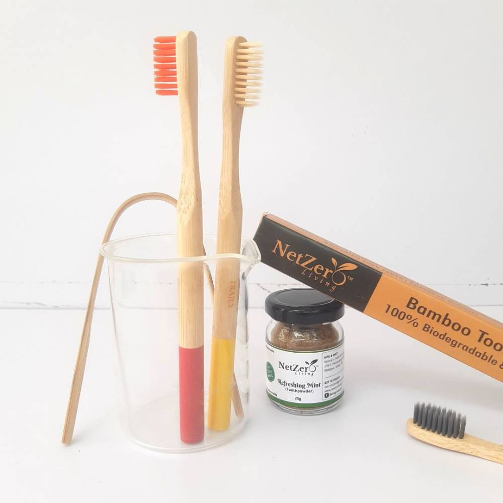 Bamboo Tooth Brush - Stellar - Colour Variants are subject to availability.