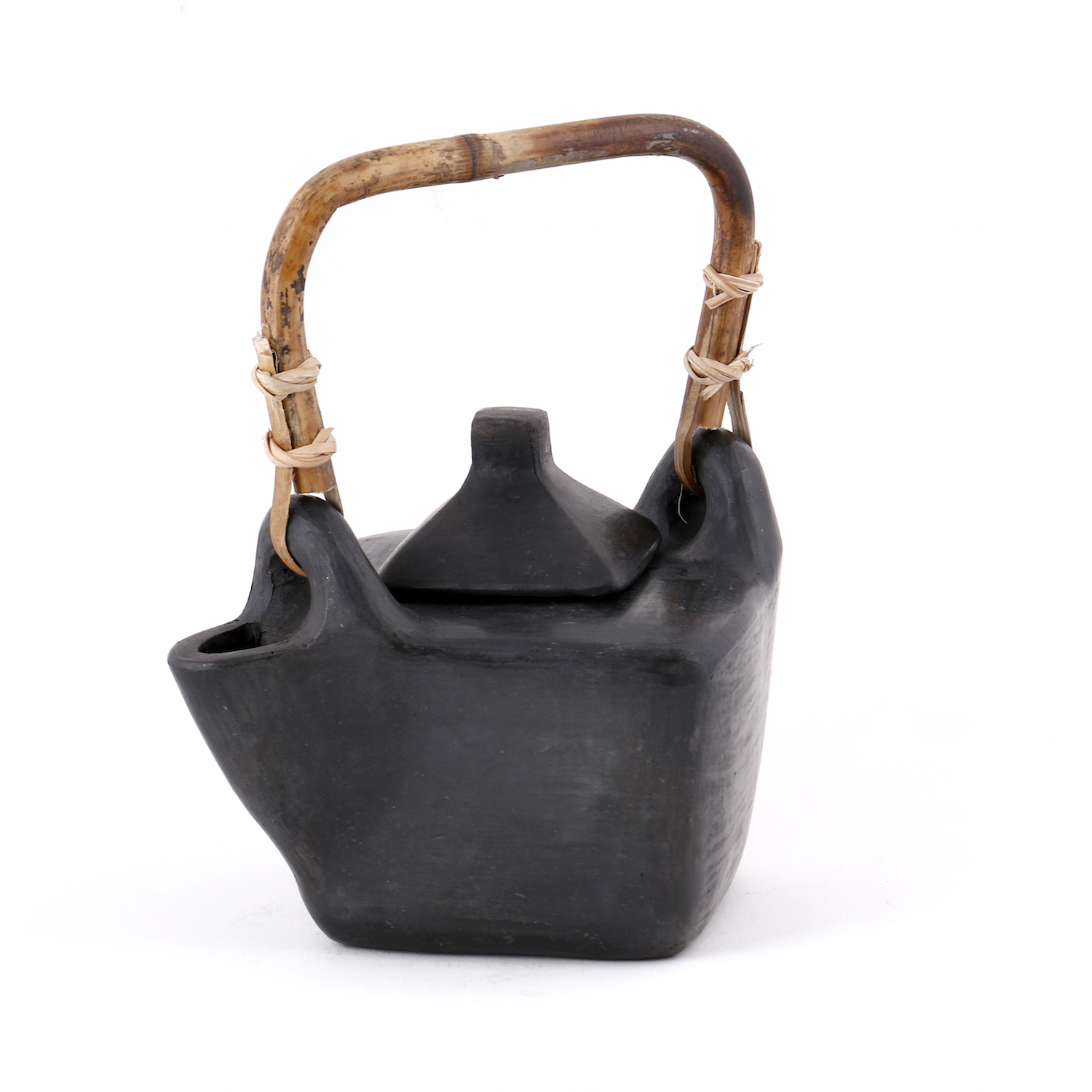 Longpi Stone Classic Black Tea Pot - Hazed Monk