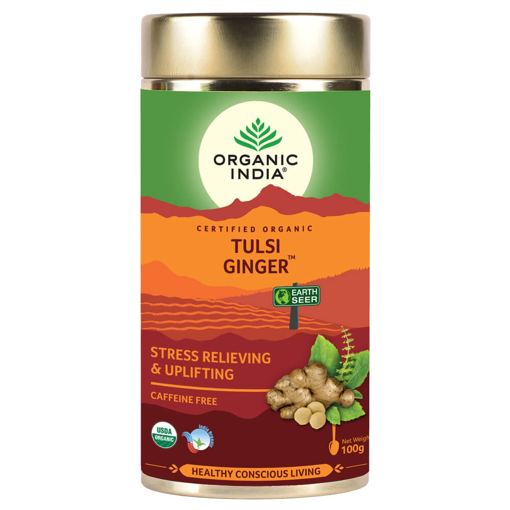 Tulsi Ginger 100g Tin